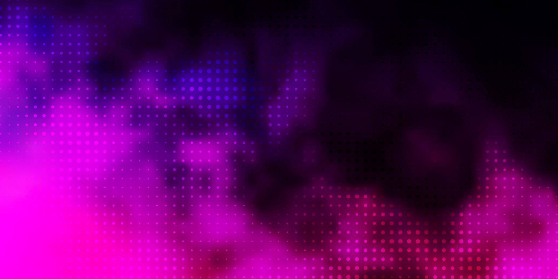 Dark Purple, Pink vector layout with circles.