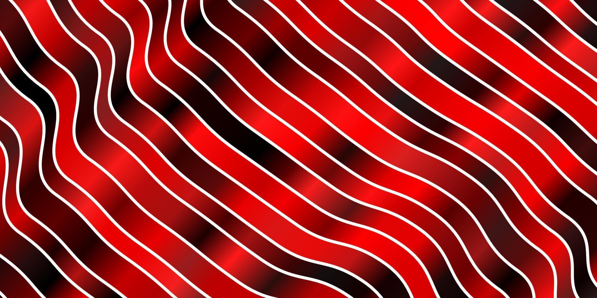 textura de vector rojo oscuro con líneas torcidas.