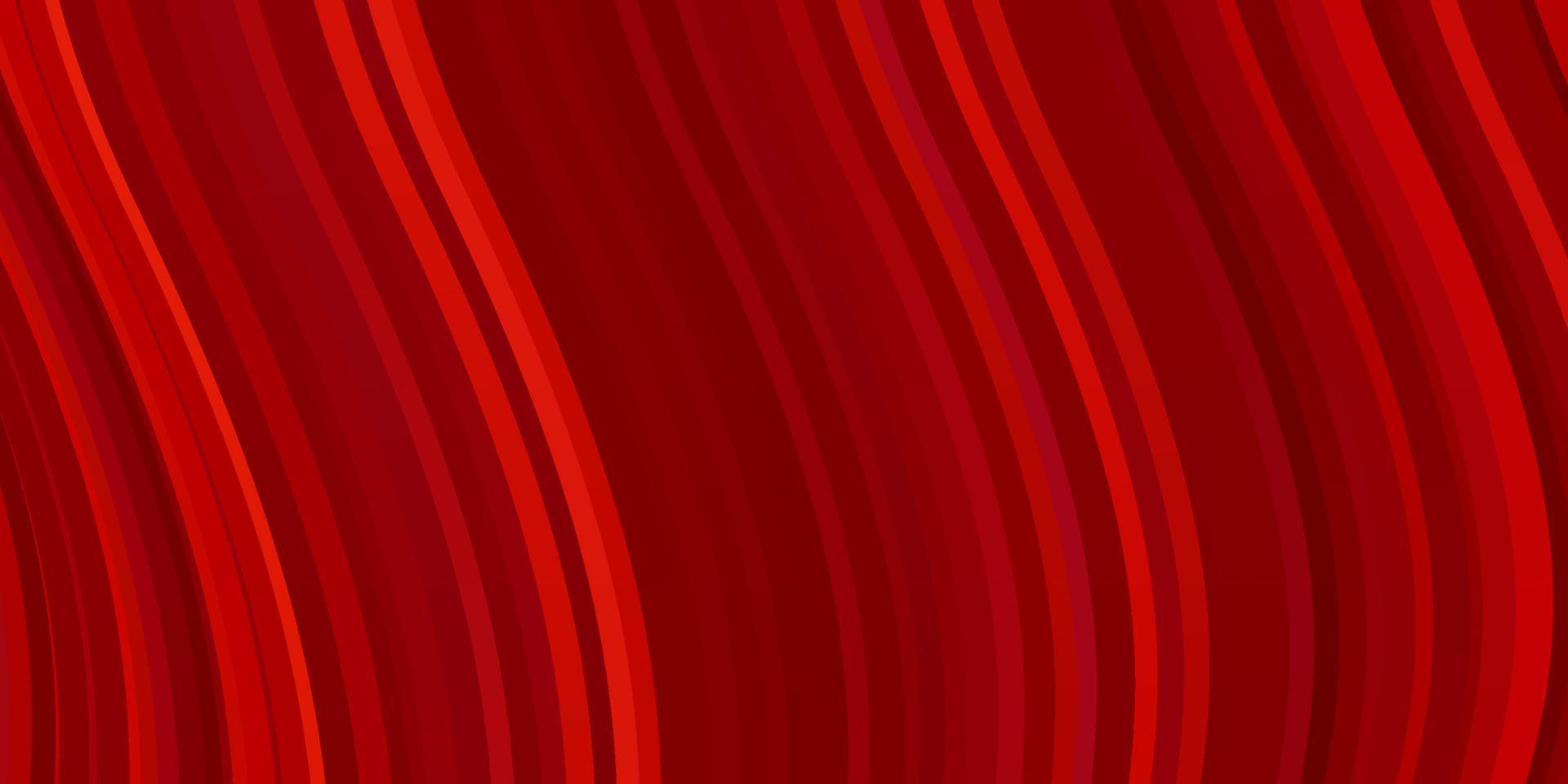 Light Red vector background with wry lines.