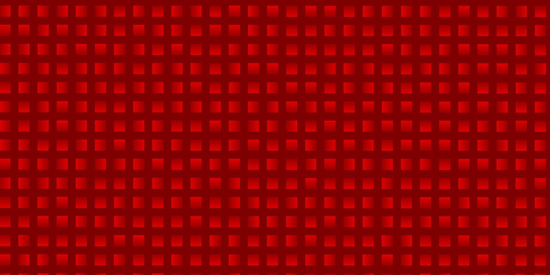 textura de vector rojo claro en estilo rectangular.