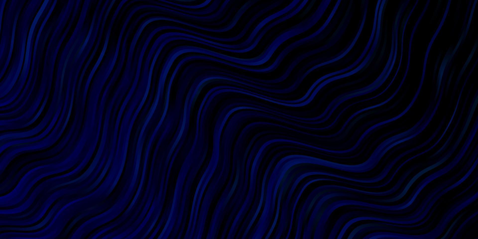 Dark BLUE vector pattern with lines.