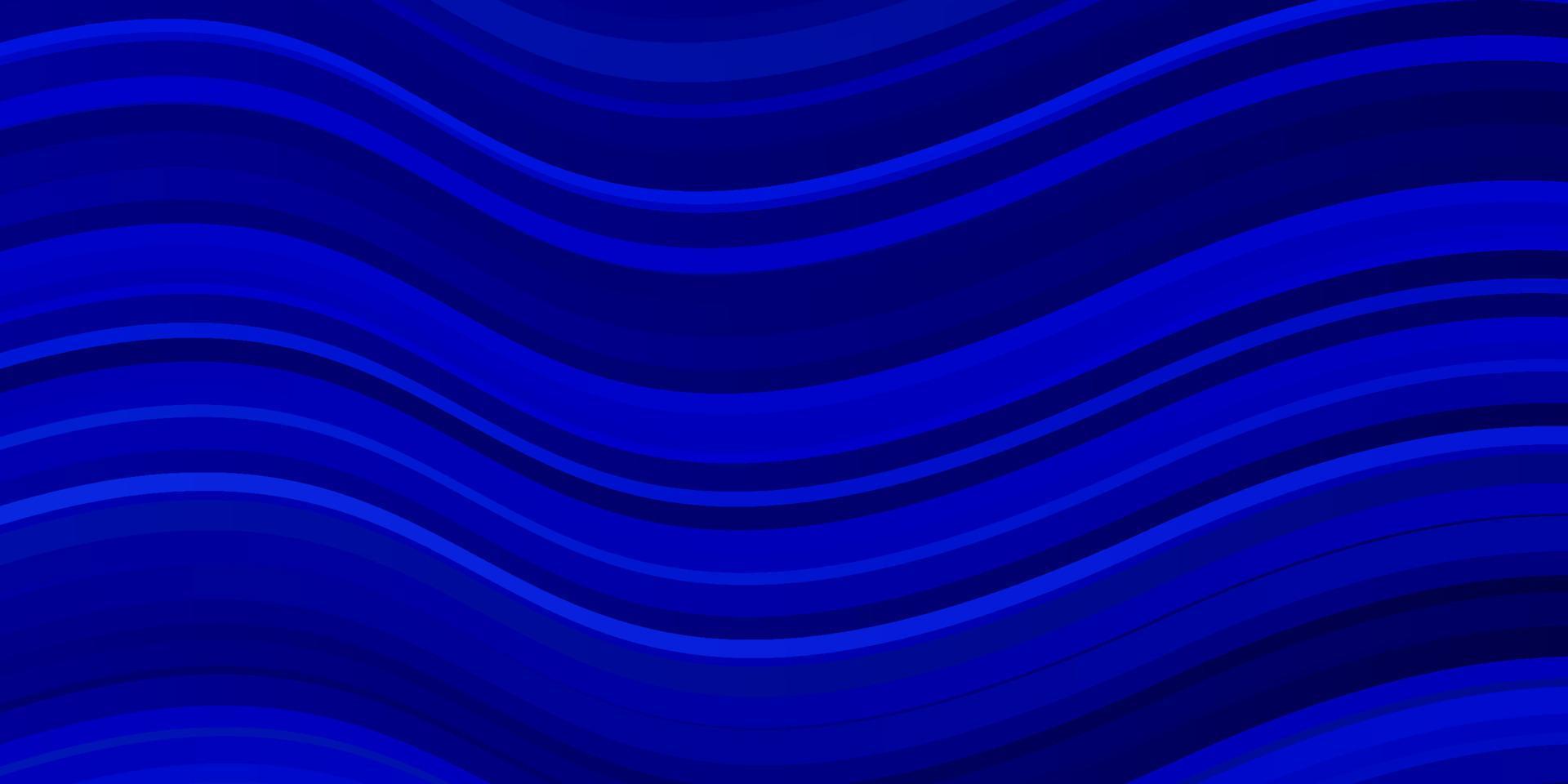 Dark BLUE vector backdrop with curves.