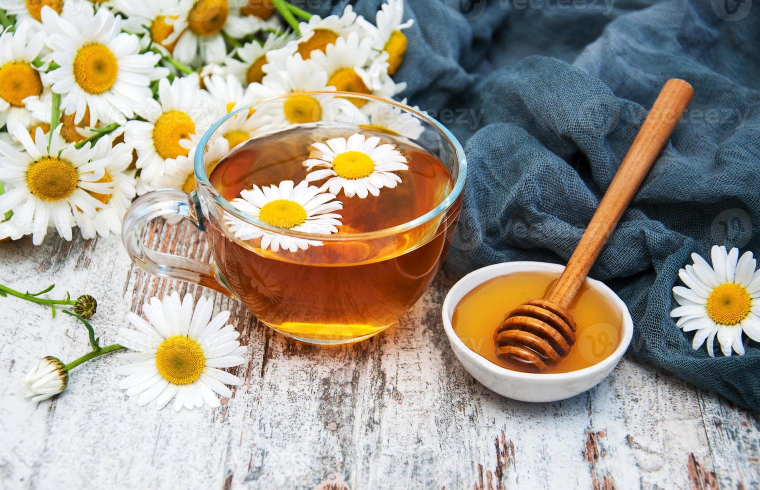 Cup of herbal tea photo