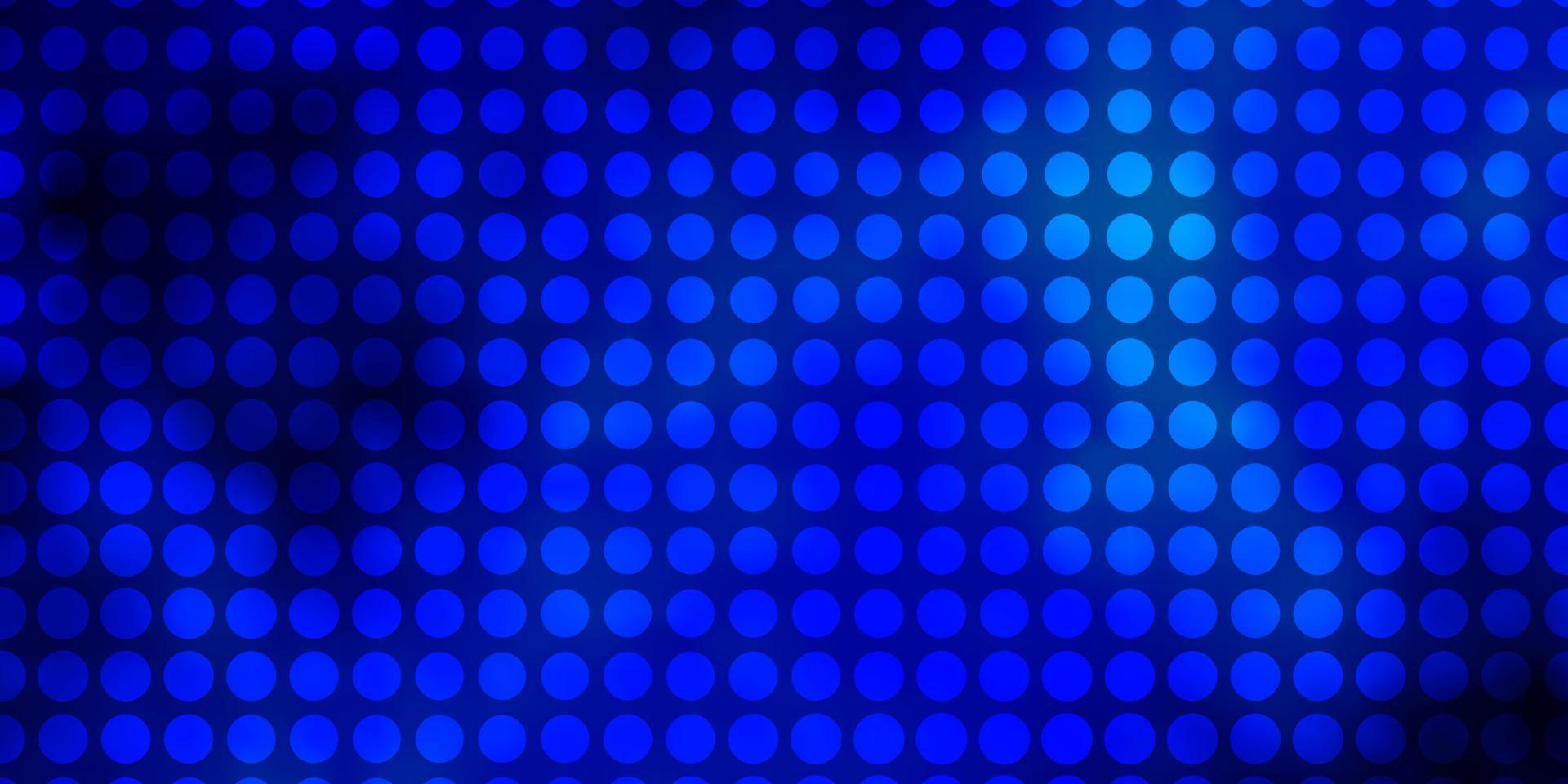 Fondo de vector azul claro con círculos.