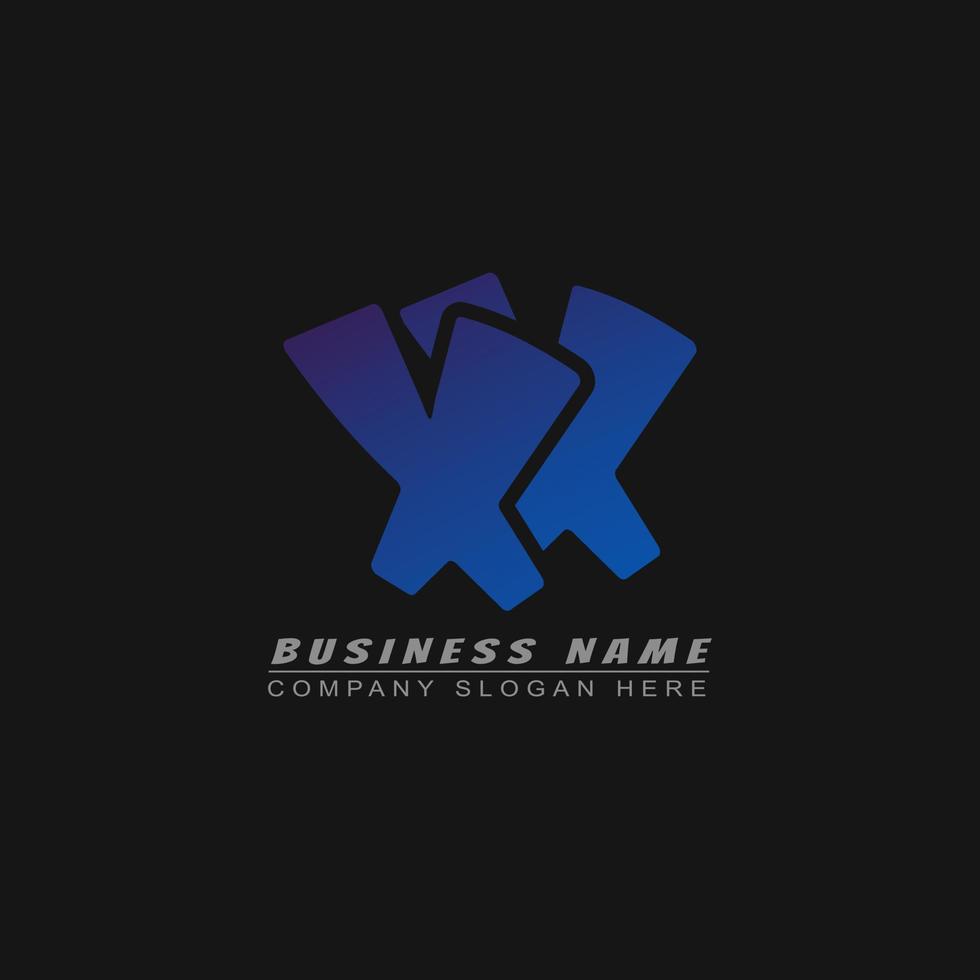 xx logo and icon design vector