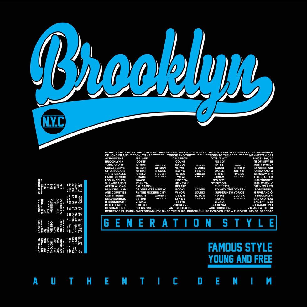 vector typography and slogan