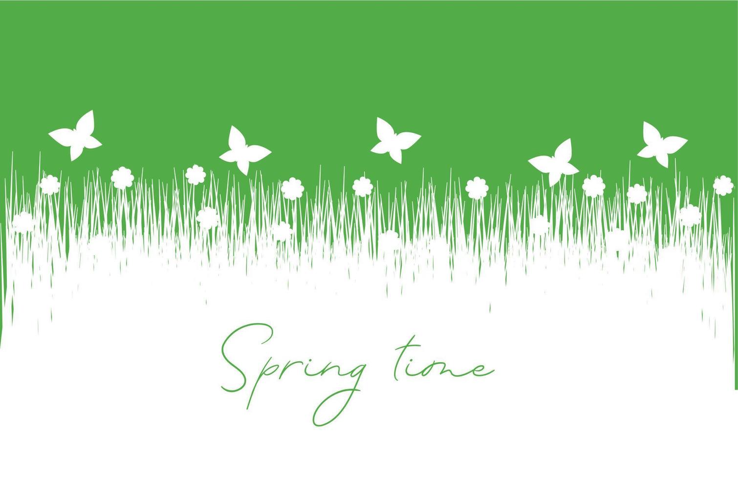 diseño de banner en tema de primavera. postal para la primavera. vector