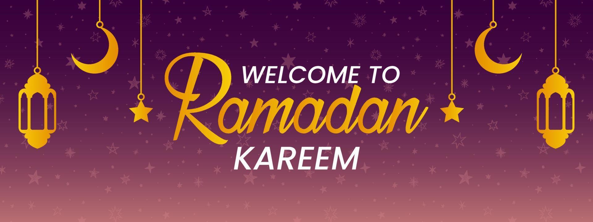 Ramadan Kareem Background Free Design vector