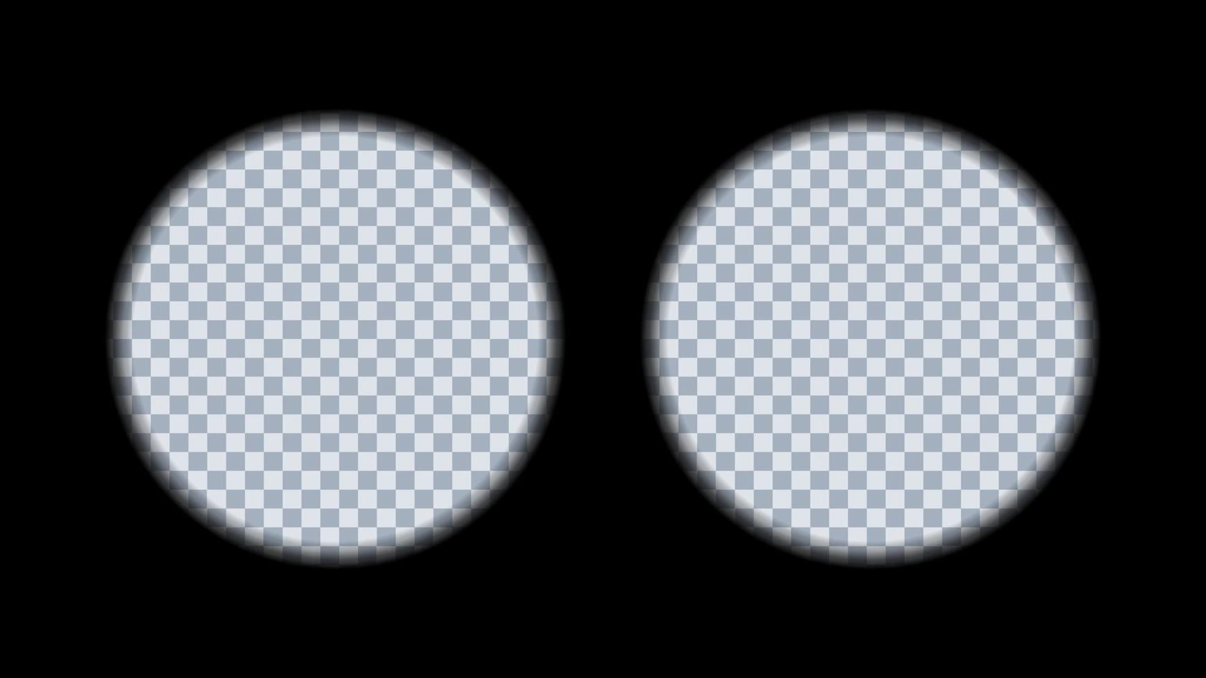 Binoculars viewfinder. Vector illustration.