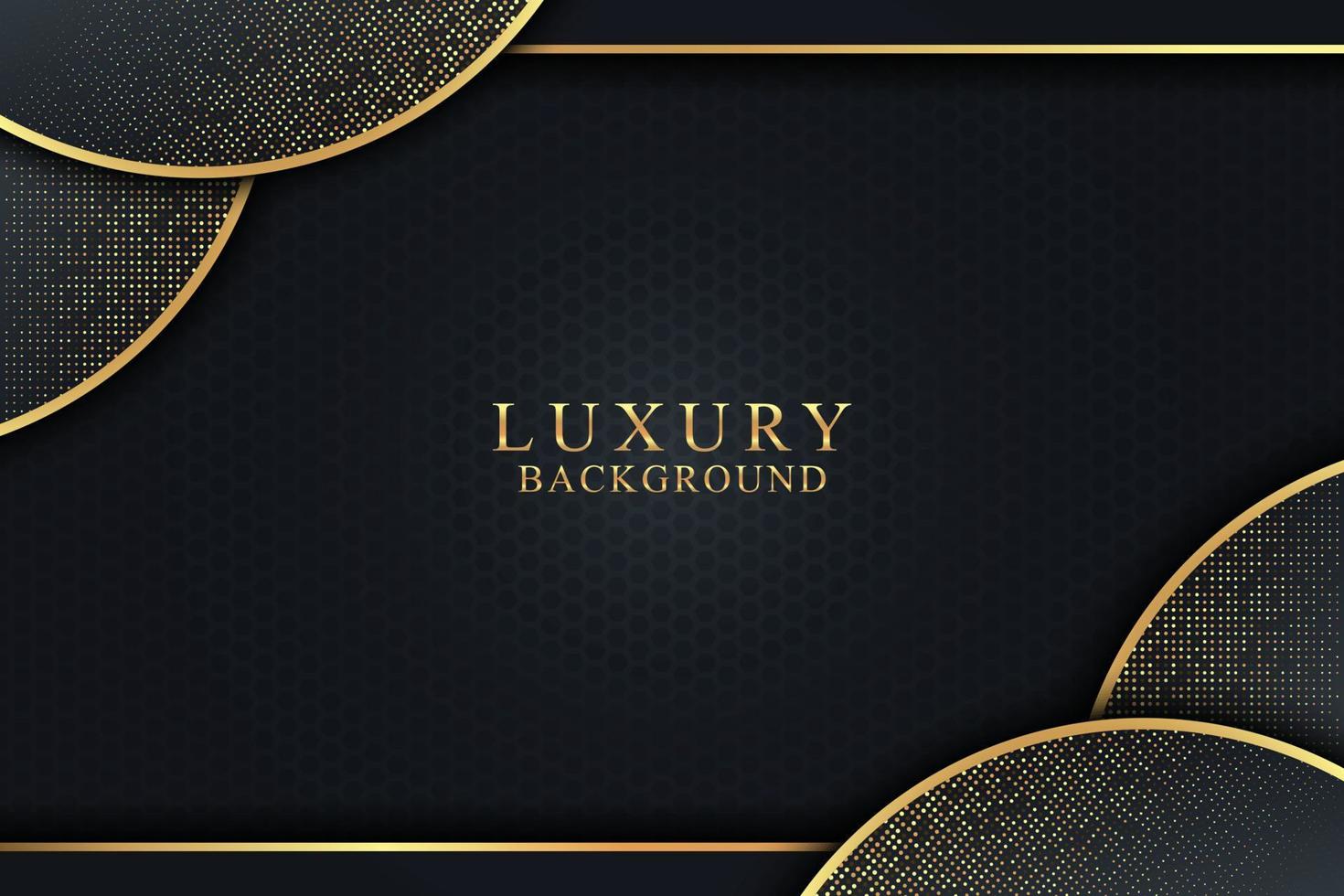 Abstract luxury background with light effect and golden glitters vector