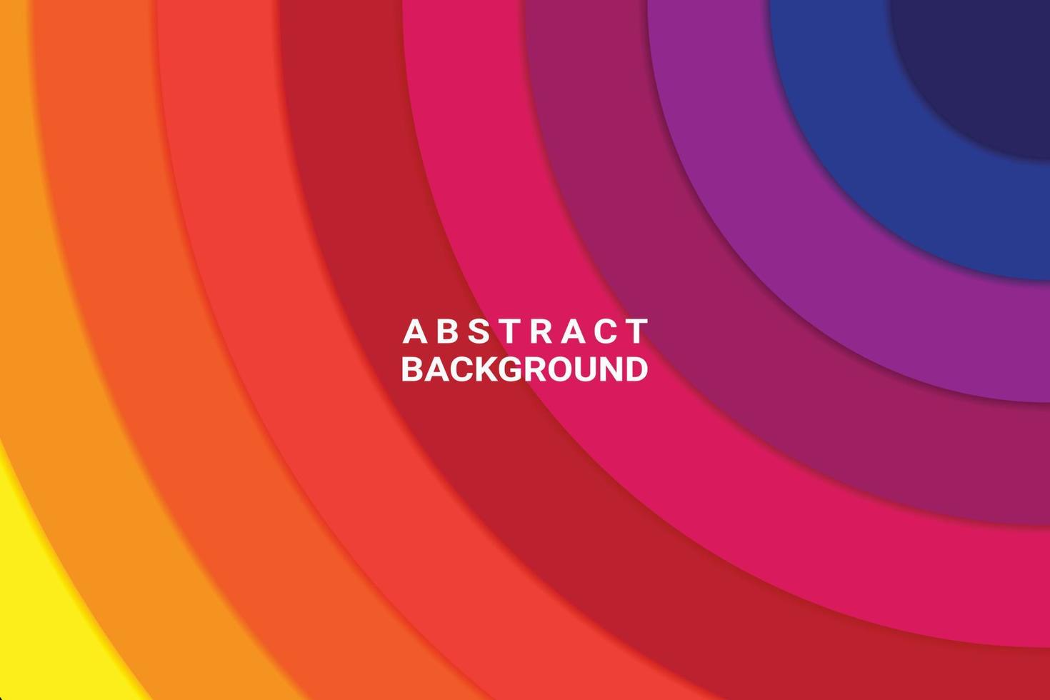 Abstract papercut background with circle shapes vector