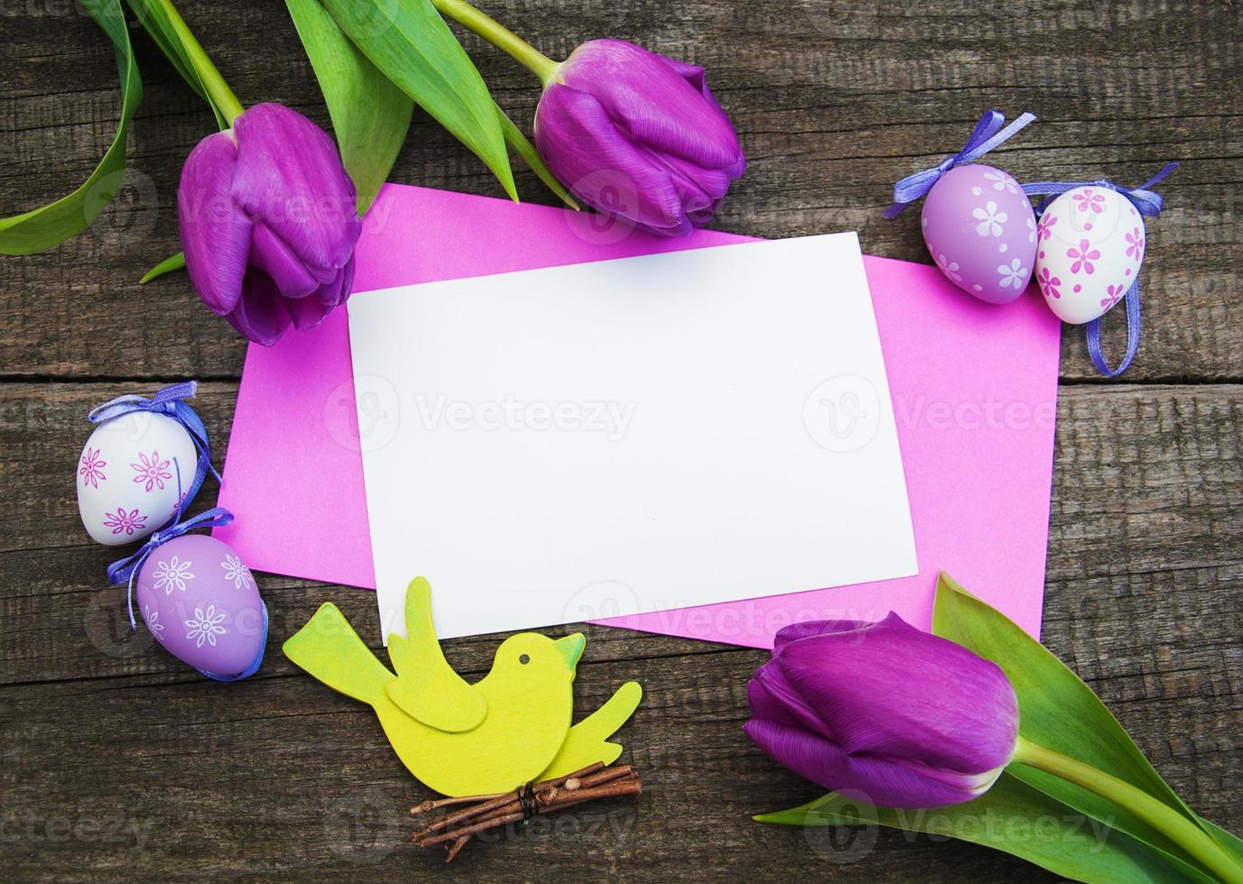 Easter greeting card photo