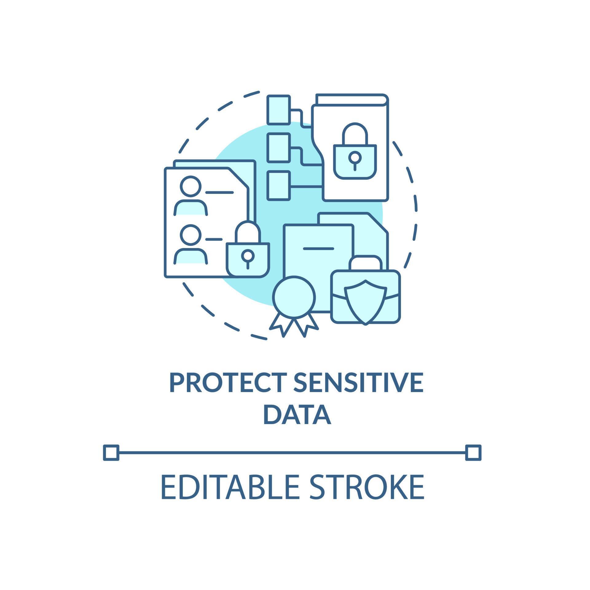 Sensitive data. Sensitive data