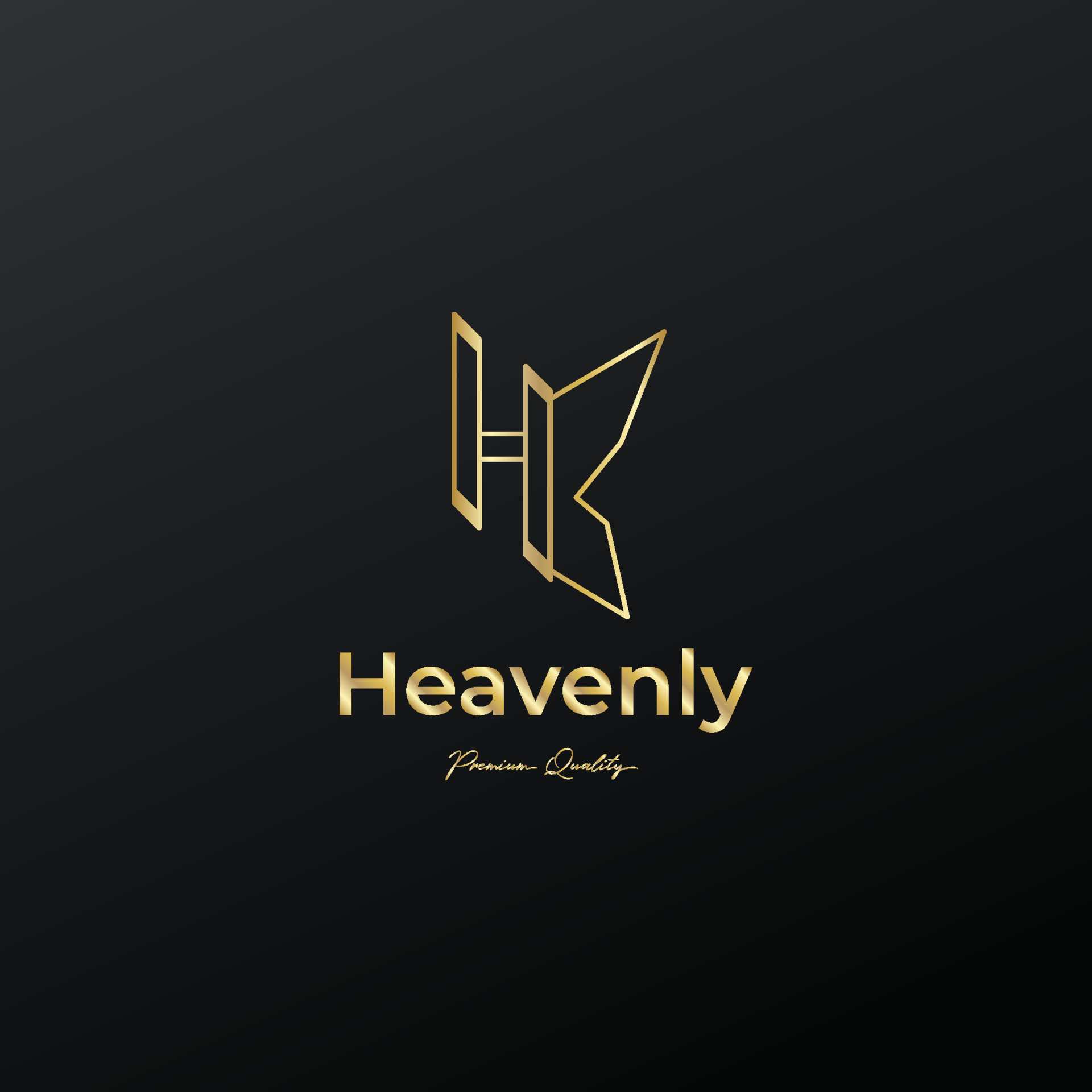 lettering h logotype with wings icon concept vector illustration design ...