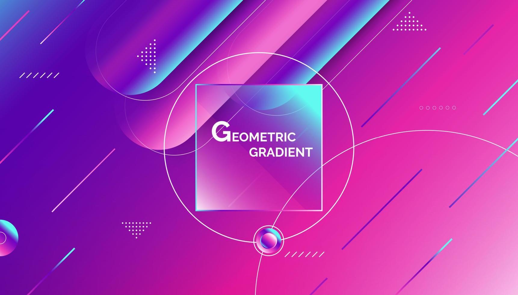 Colorful abstract geometric shape and dynamic background concept simple geometric gradient colour.Eps10 vector.Vector Illustration. vector