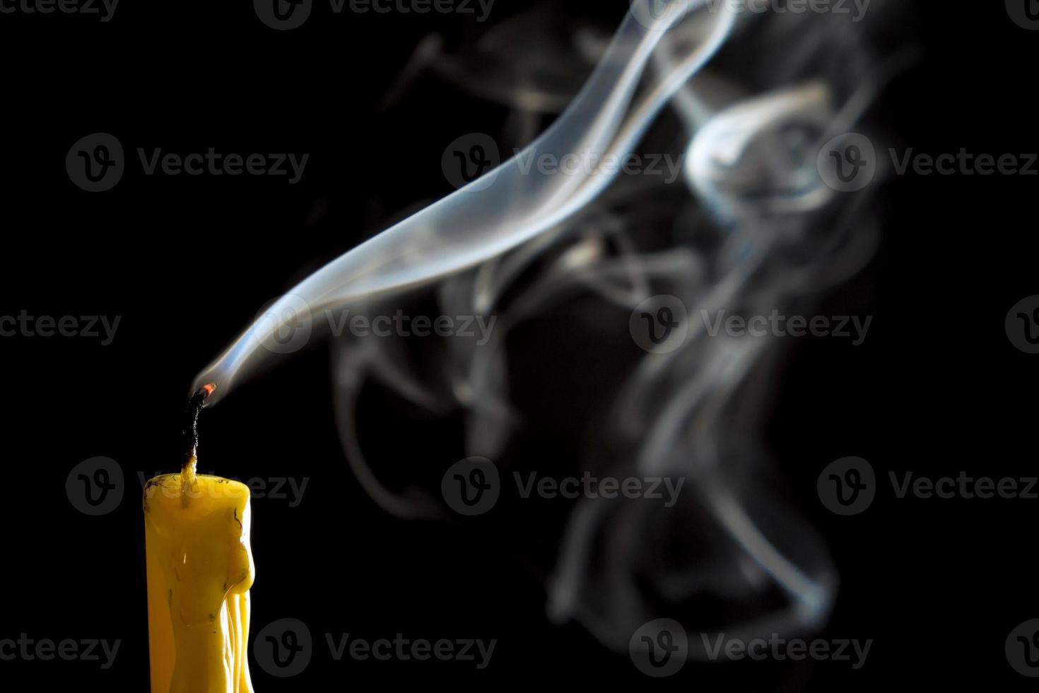 White smoke when the candle goes out 5923336 Stock Photo at Vecteezy