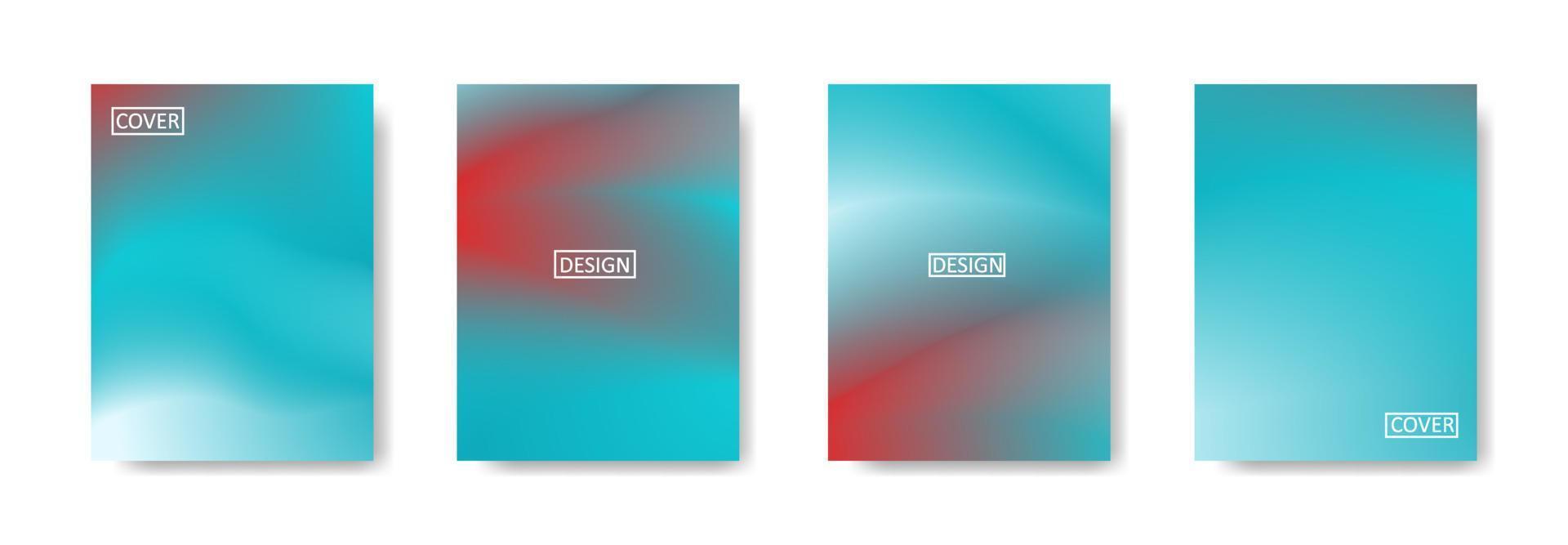set of abstract background with beautiful gradation color, colorful background for poster flyer banner backdrop.vertical banner.cool fluid background vector illustration