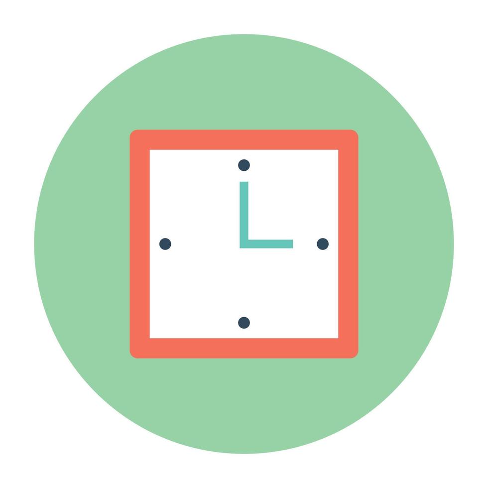 Trendy Clock Concepts vector