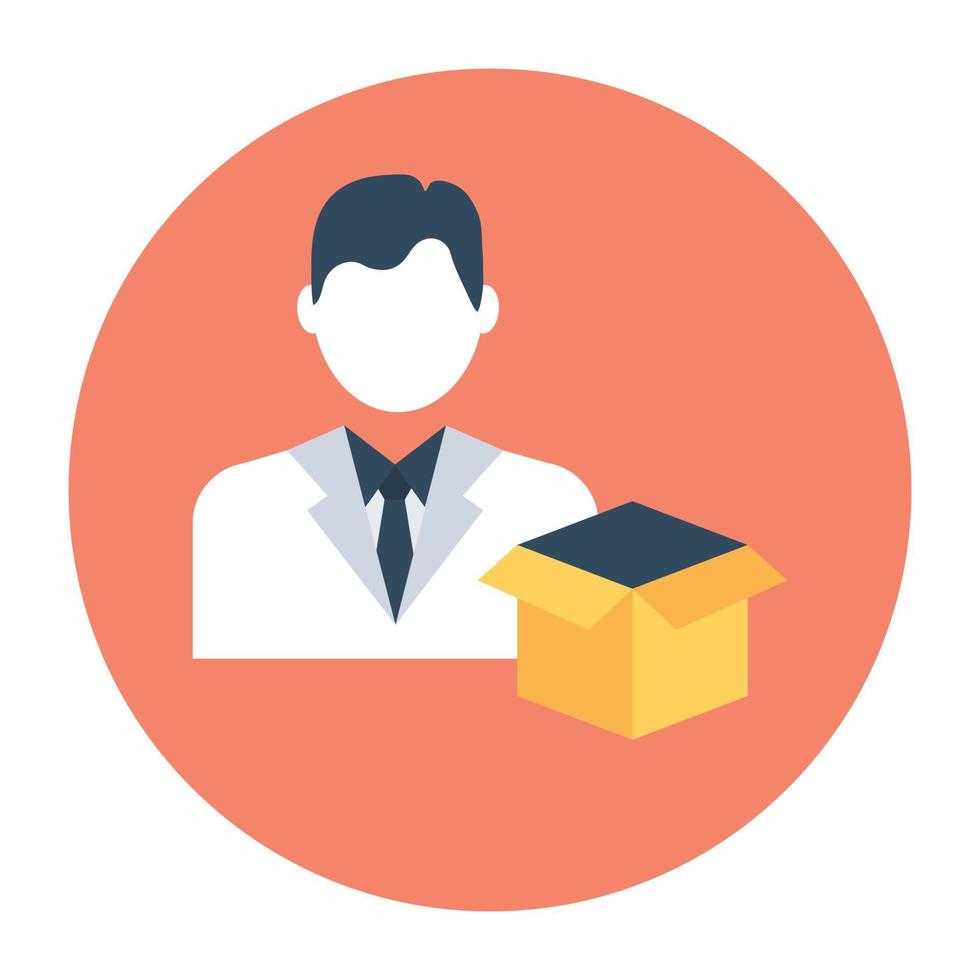 Logistics Manager Concepts vector