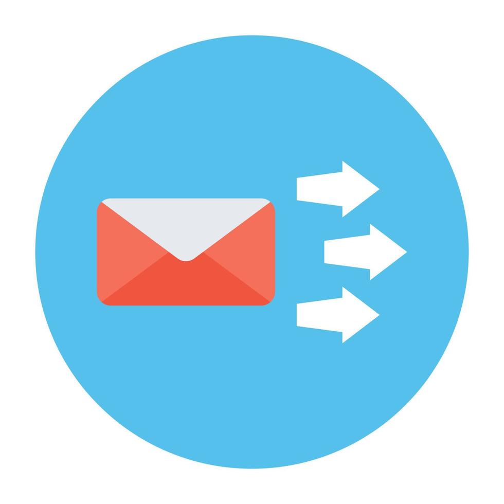 Sending Mail Concepts vector