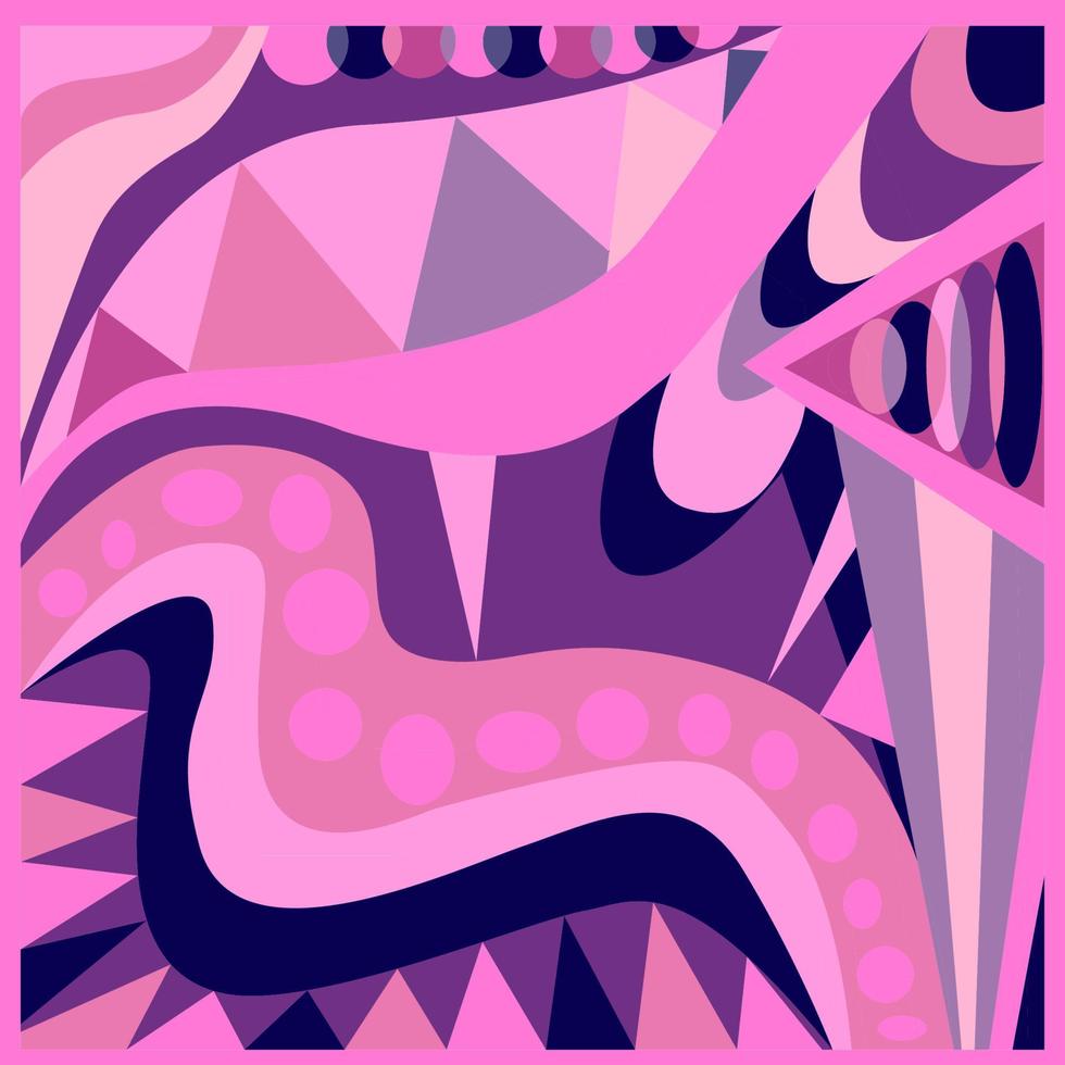 Abstract geometric background. Pucci style vector