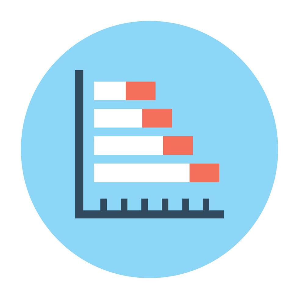 Horizontal Graph Concepts vector