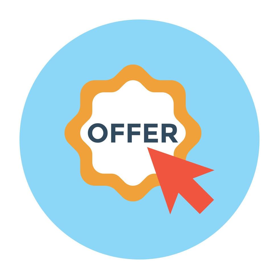 Trendy Offer Concepts vector