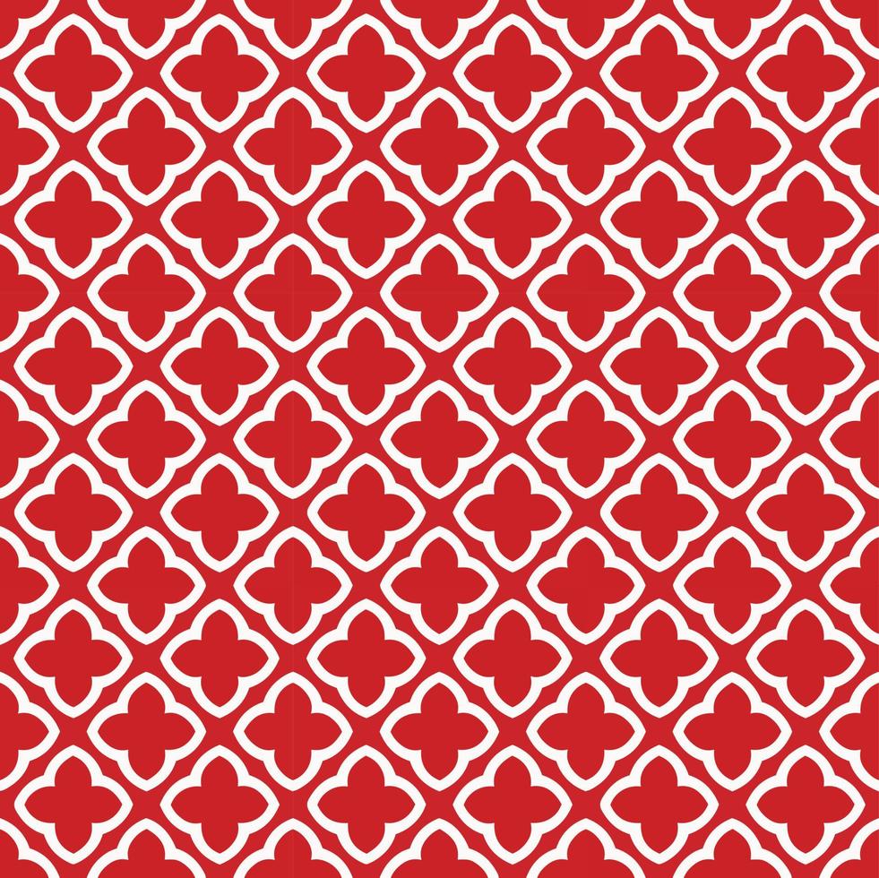 Red and white color seamless pattern texture and template. Multicolored. Colorful ornamental graphic design. vector