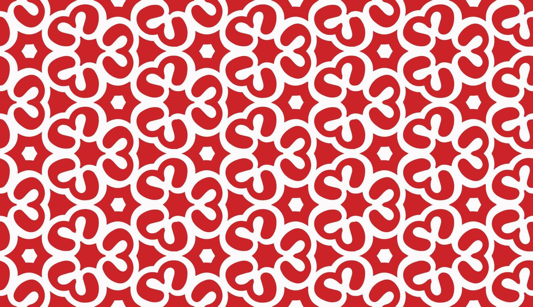 Red and white color seamless pattern texture and template. Multicolored. Colorful ornamental graphic design. vector