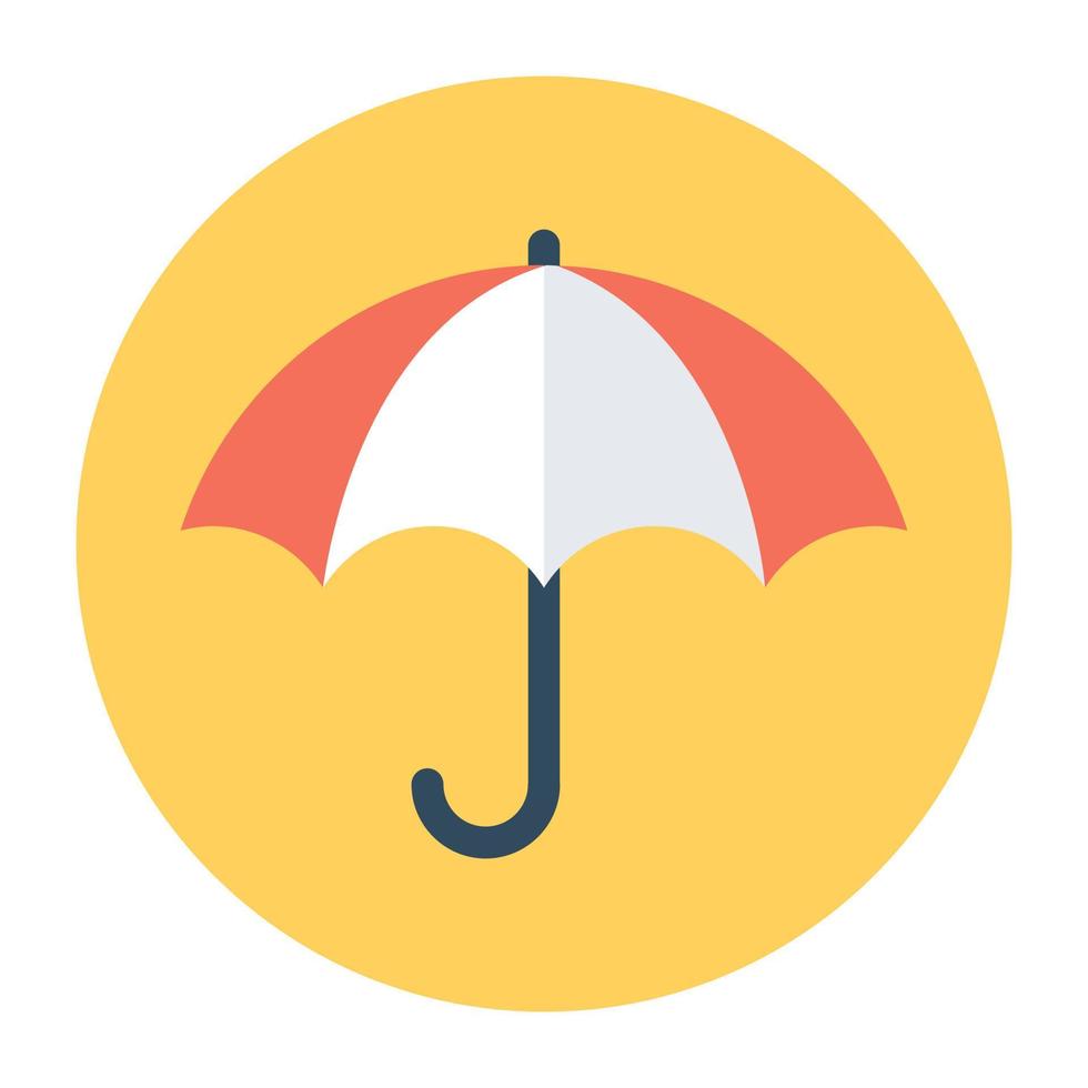 Trendy Umbrella Concepts vector