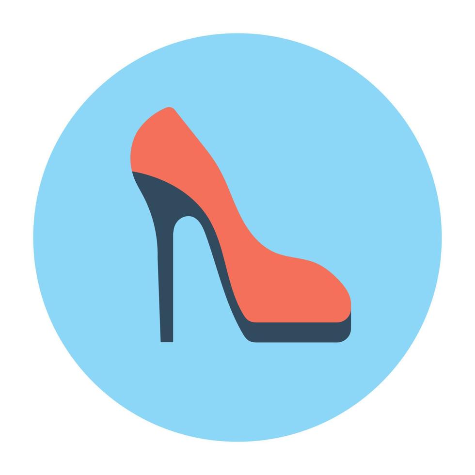 Heel Shoes Concepts vector