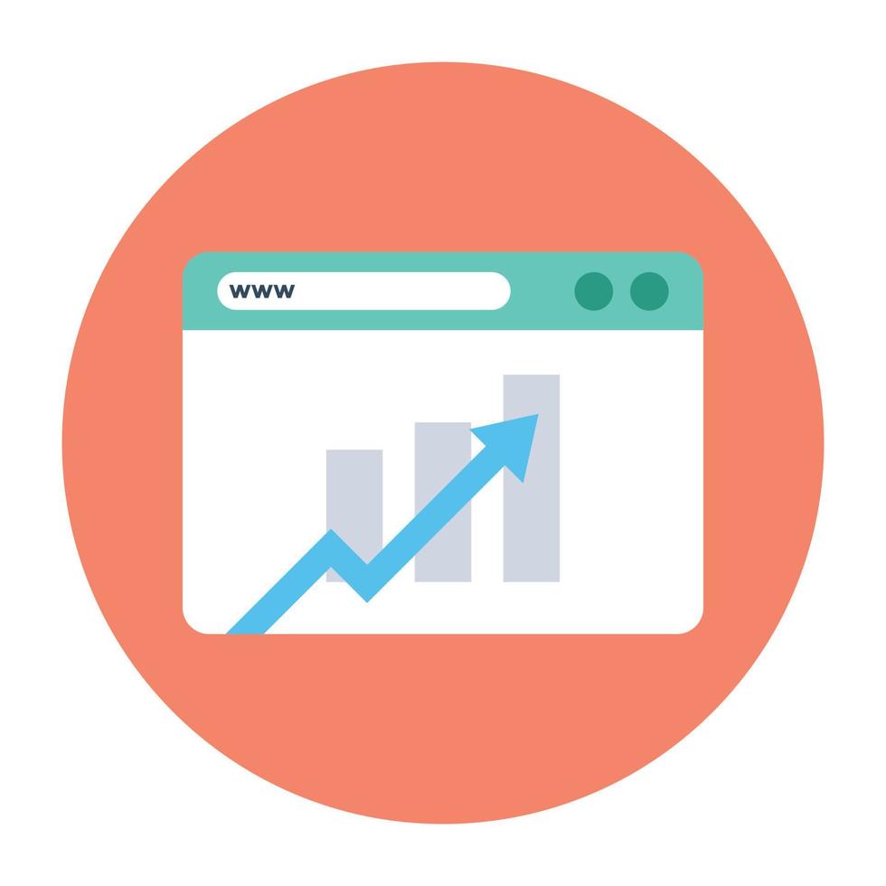 Growth Chart Concepts vector