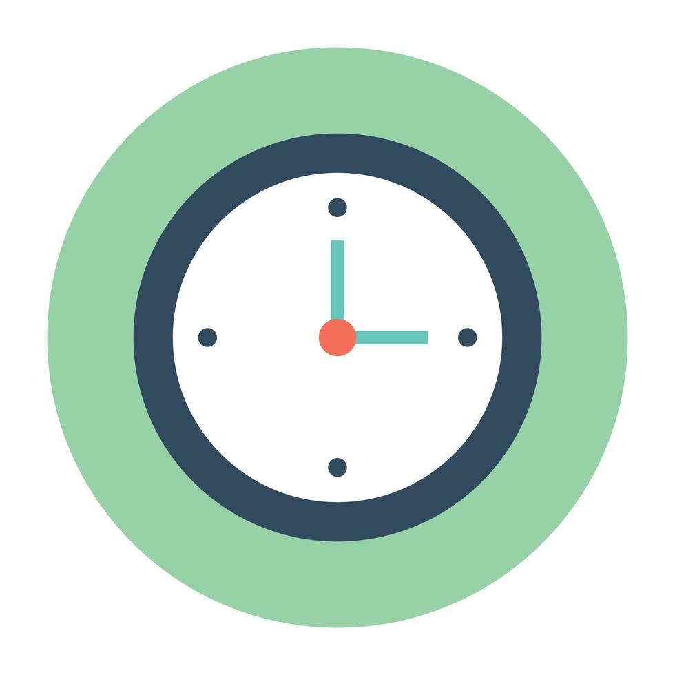 Trendy Clock Concepts vector