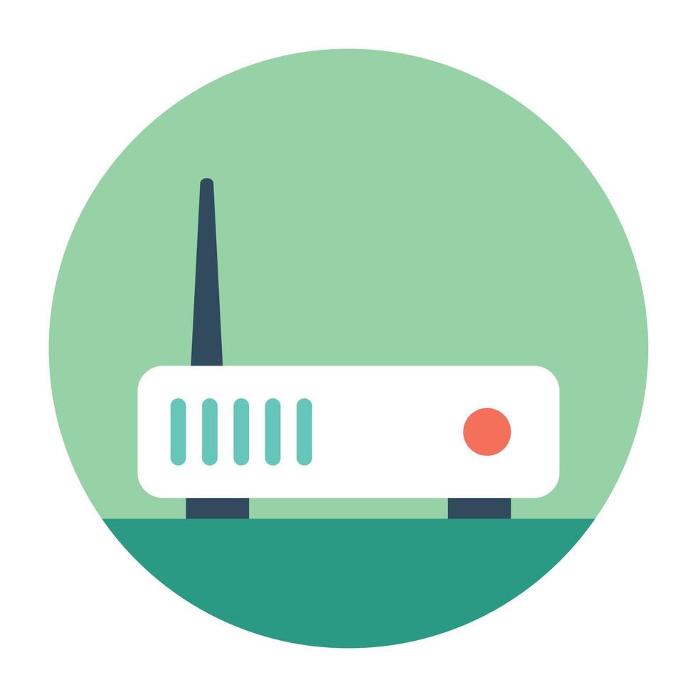 Internet Modem Concepts vector
