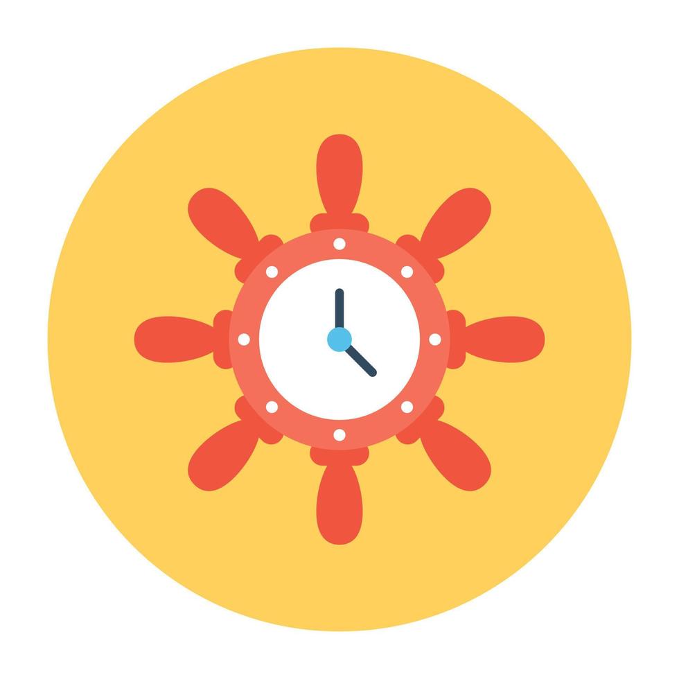 Trendy Clock Concepts vector