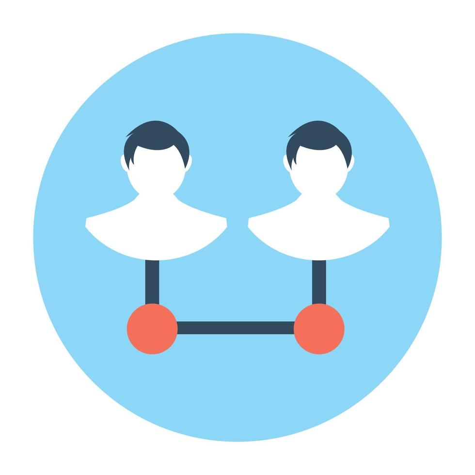 Trendy Users Concepts vector