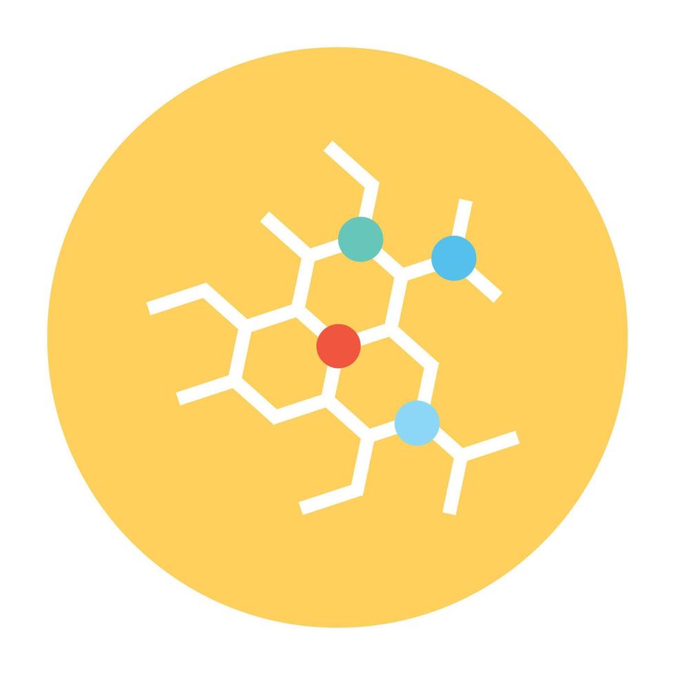 Trendy Molecule Concepts vector