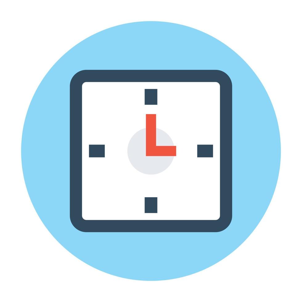Trendy Clock Concepts vector