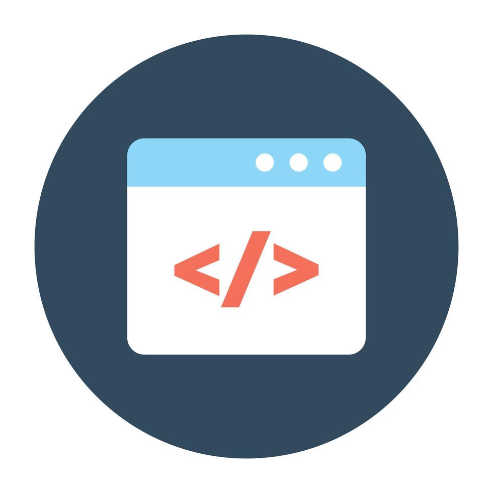 HTML Coding Concepts vector