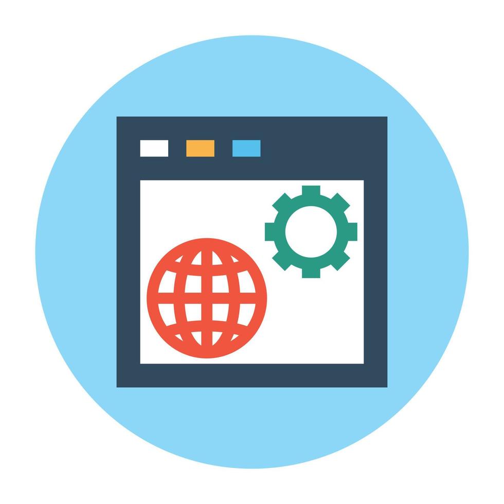 Website Optimization Concepts vector