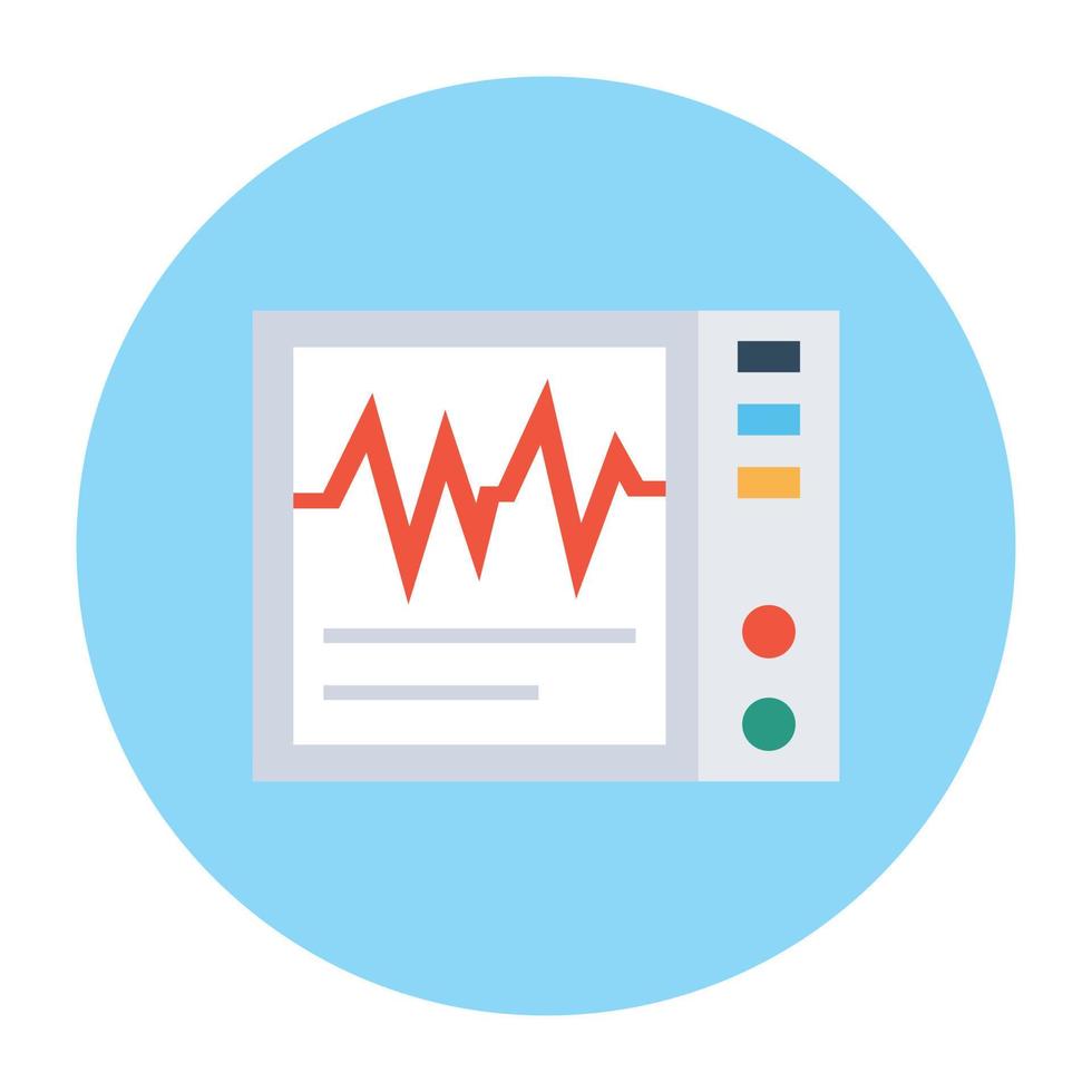 Ecg Machine Concepts vector