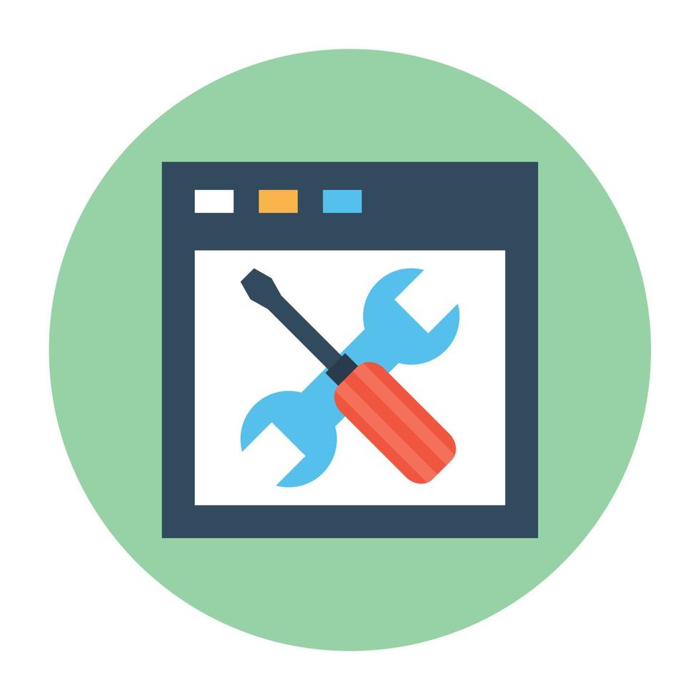 Website Maintenance Concepts vector