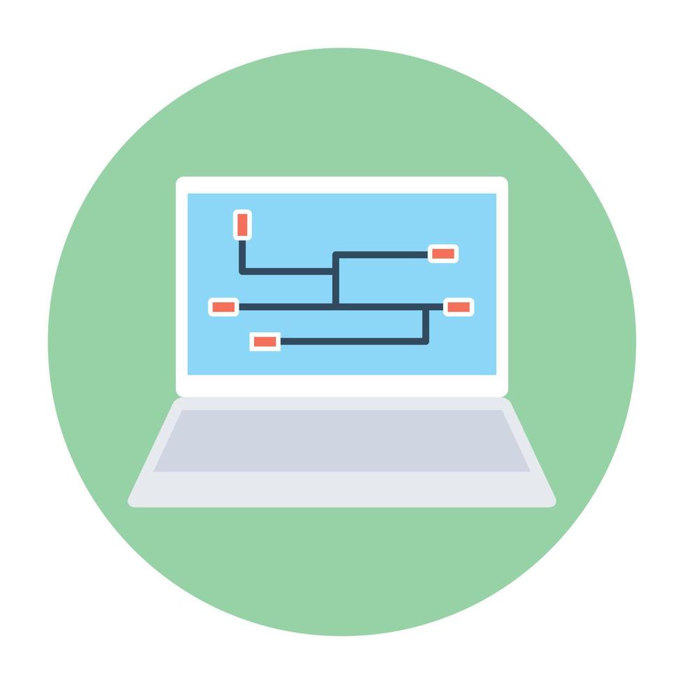 Trendy Sitemap Concepts vector