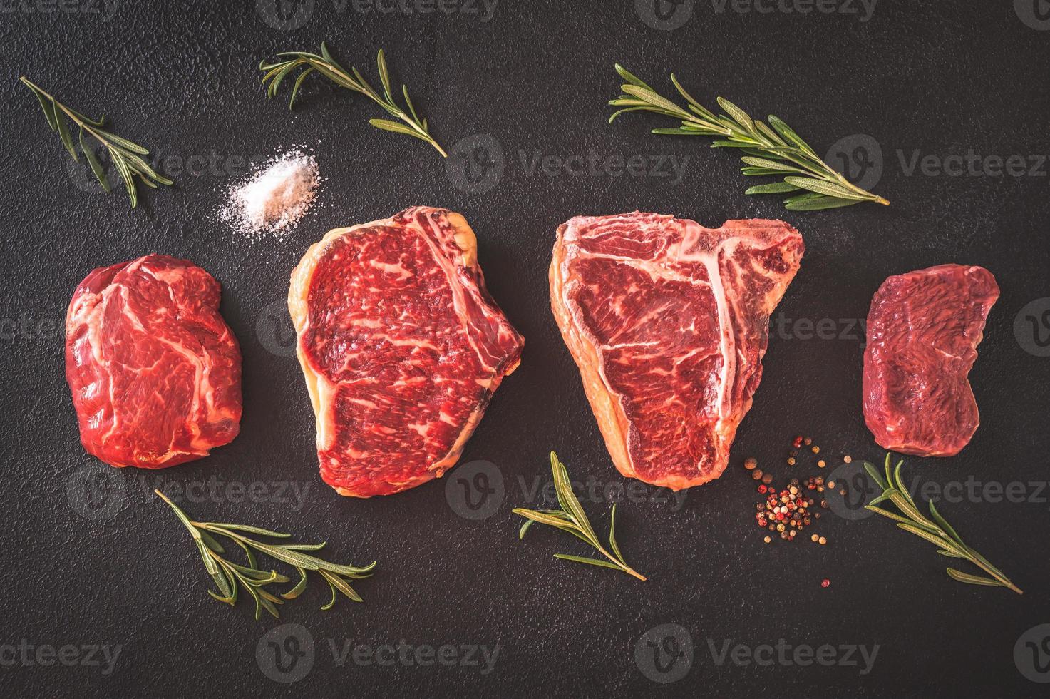 Variety of beef photo