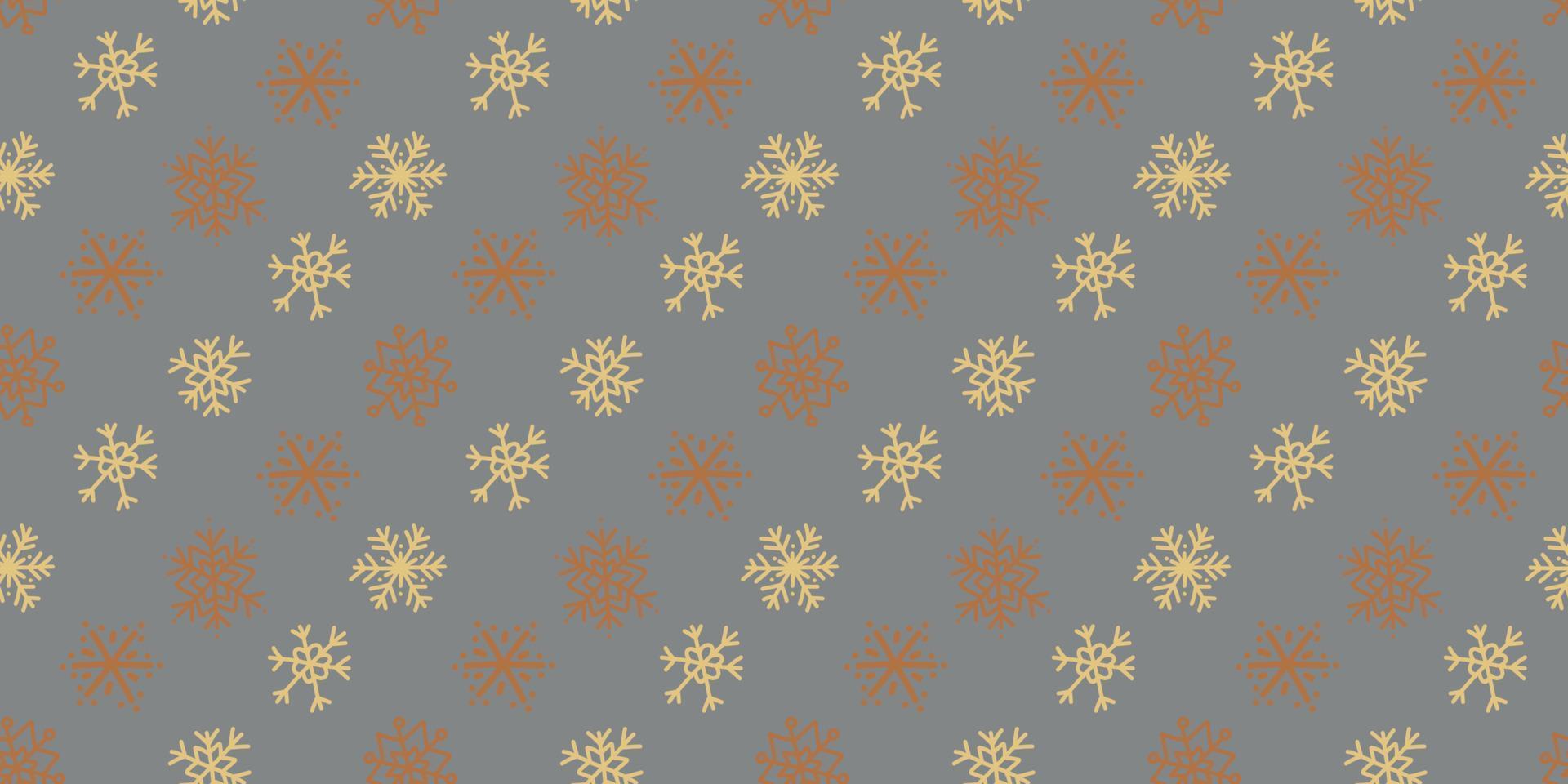 christmas pattern with snowflakes for packaging vector