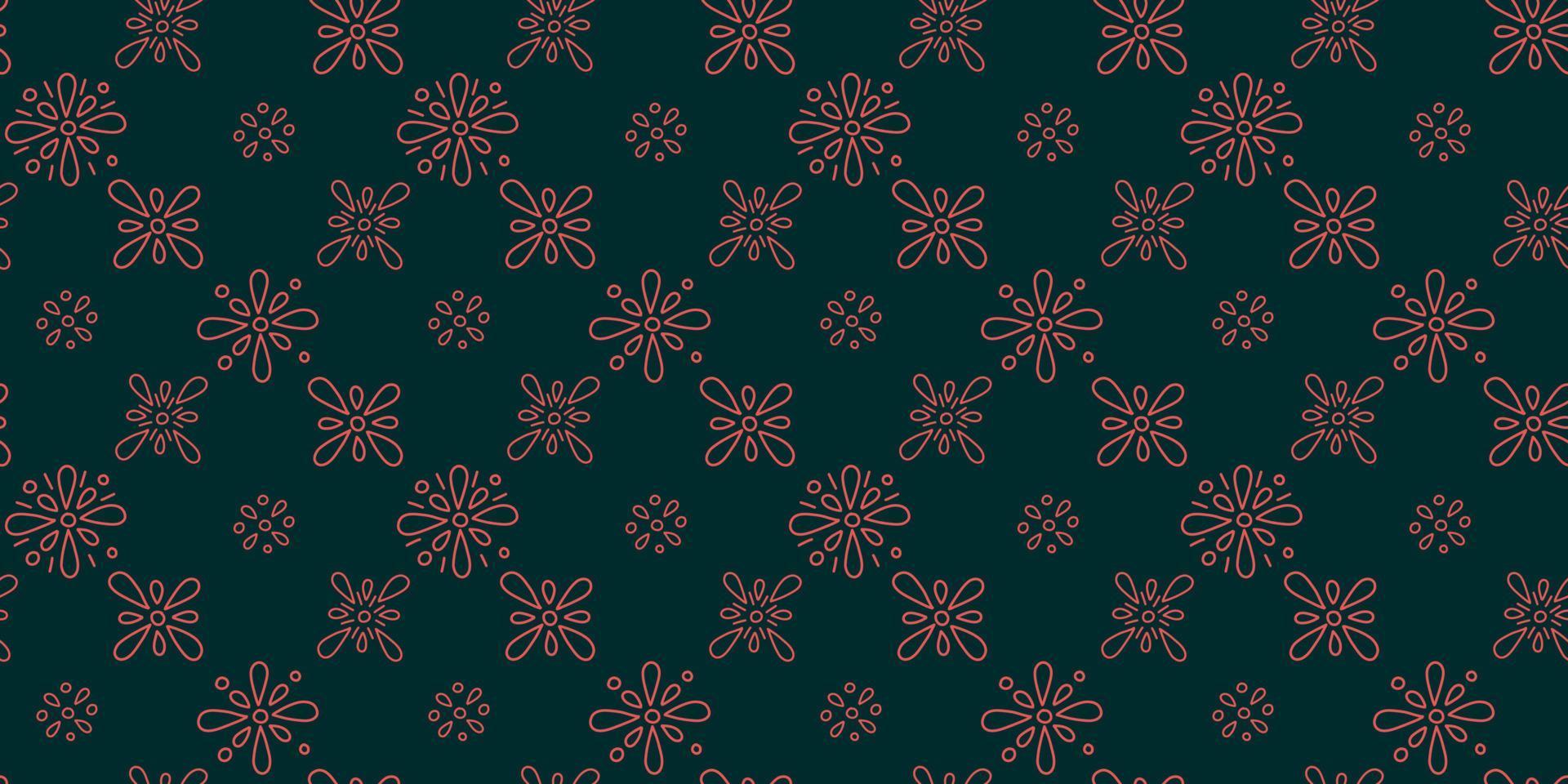 christmas pattern with snowflakes for packaging vector