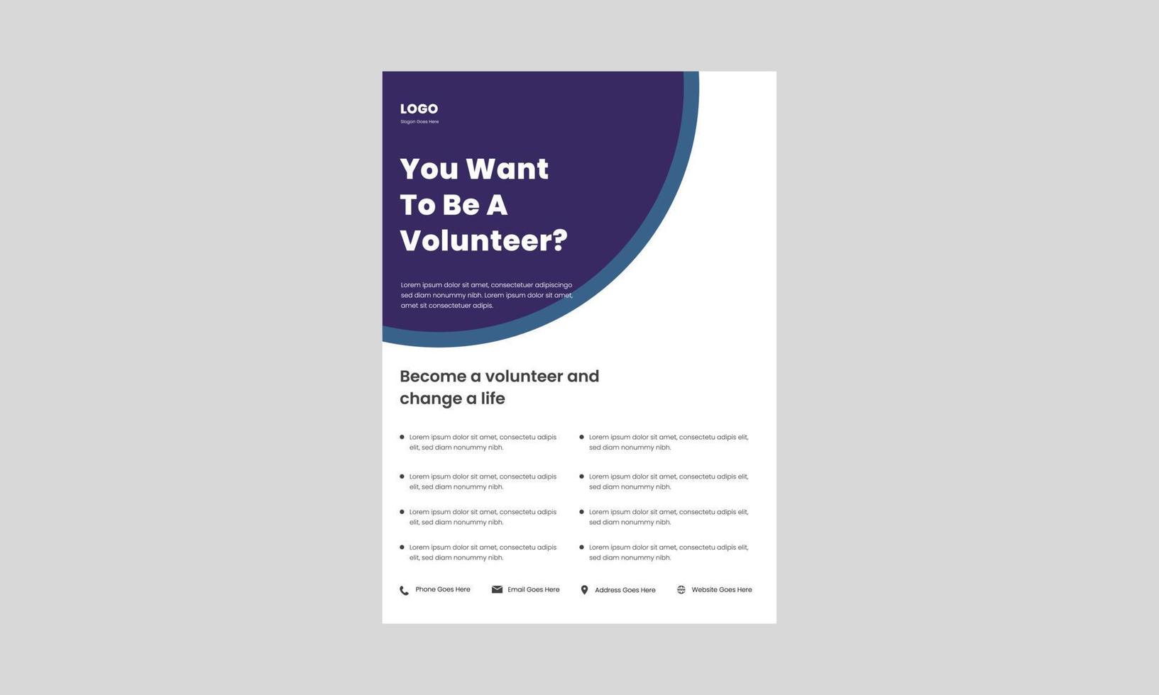need a volunteer flyer design template. you can help join volunteer today poster, flyer, leaflet design. we are looking for volunteers flyer. vector