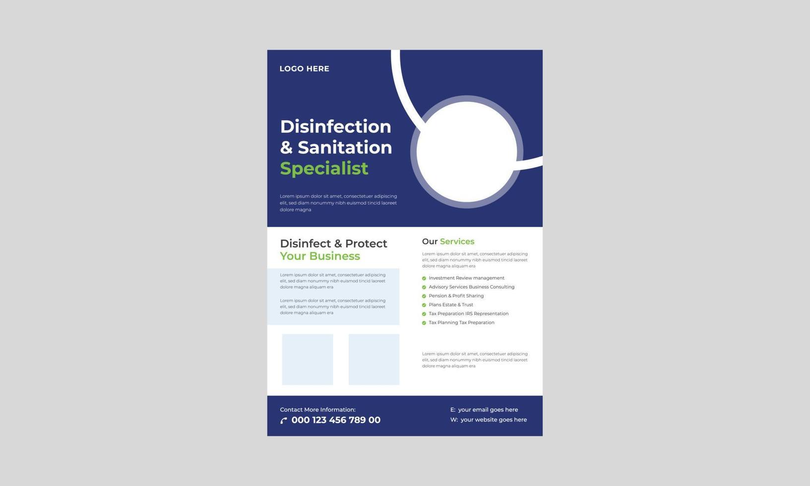 Professional Cleaning Services Flyer, Disinfecting flyer poster design template, Disinfection services flyer, House cleaning service poster flyer template. vector