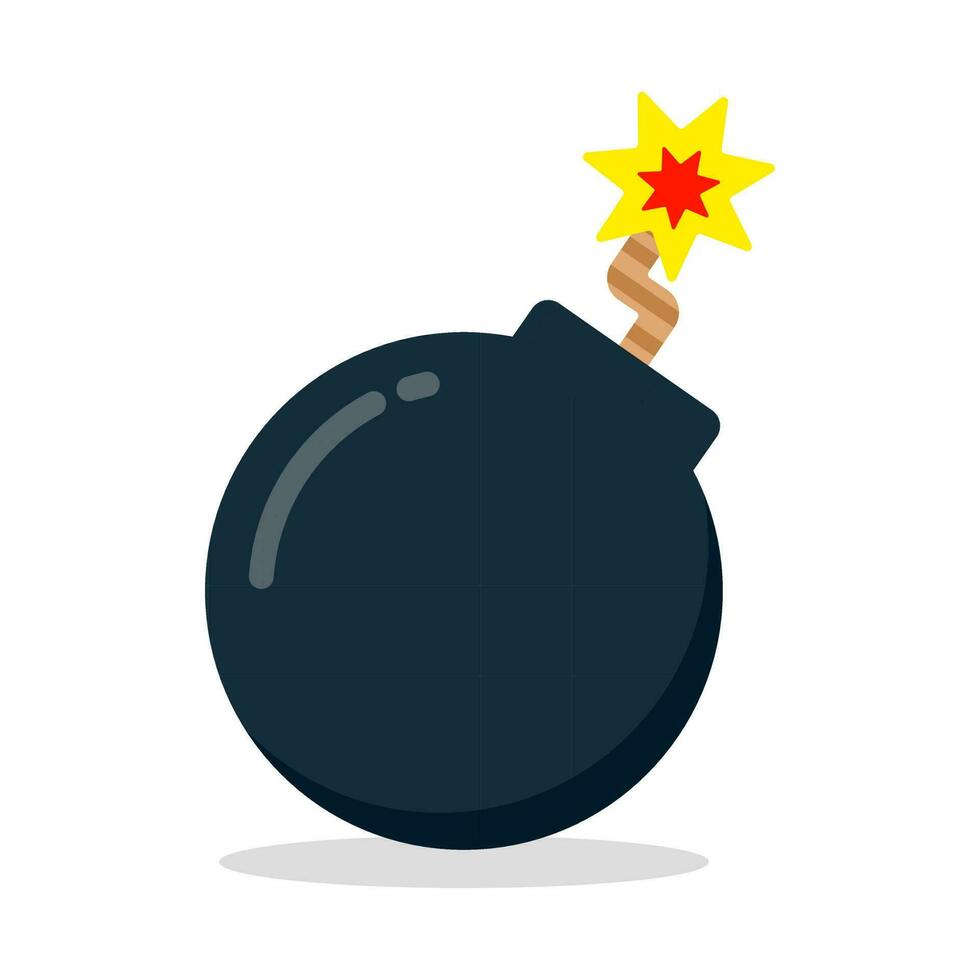 Vector Graphic of Bomb. Good for additional element, additional design, etc.