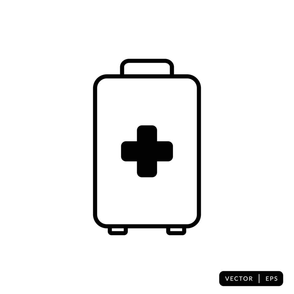 Medical Kit Icon Vector - Sign or Symbol